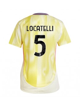 Juventus Manuel Locatelli #5 Auswärtstrikot für Frauen 2024-25 Kurzarm